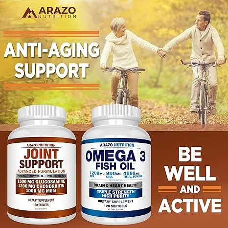 Glucosamine Chondroitin Turmeric Msm Boswellia - Joint Support Supplement