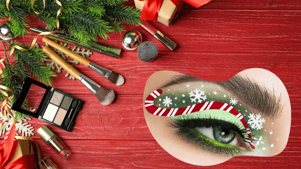 christmas makeup look