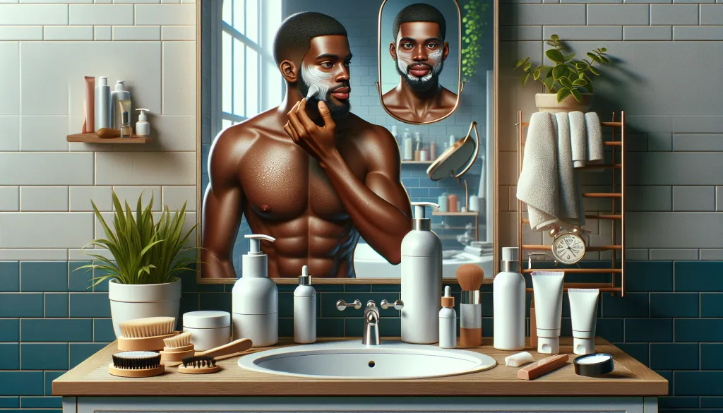 skin care routine for men