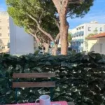 Vista dal balcone dell'appartamento in affitto a Riccione
