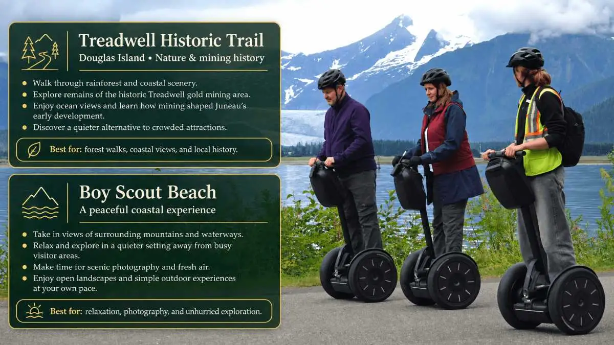 Quiet Places in Juneau to Escape Cruise Crowds and Experience Alaska Like a Local 3 What Are the Best Nature Spots Away From Juneau Cruise Crowds