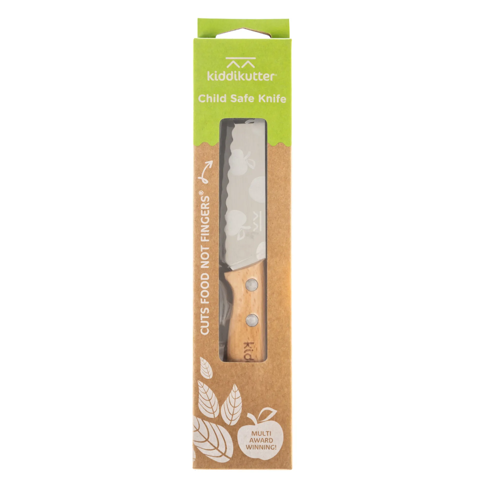 KiddiKutter wooden apples knife in packaging