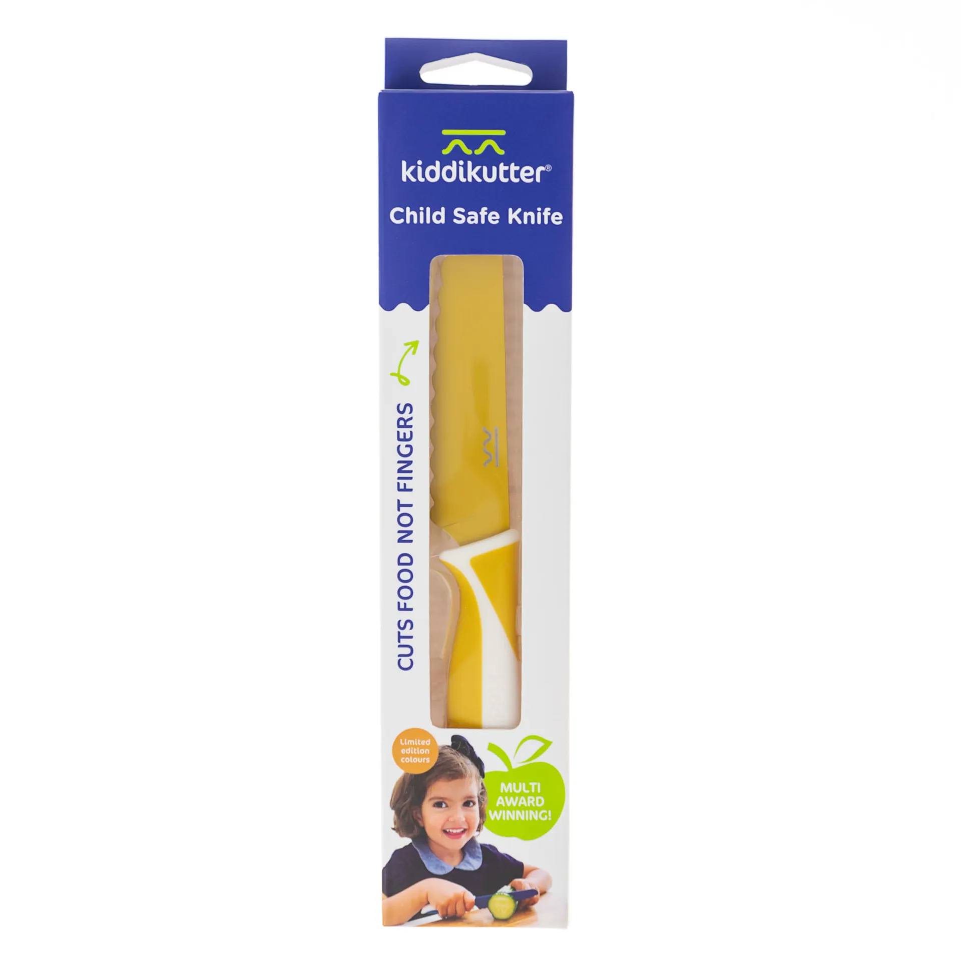 KiddiKutter Mustard in packaging