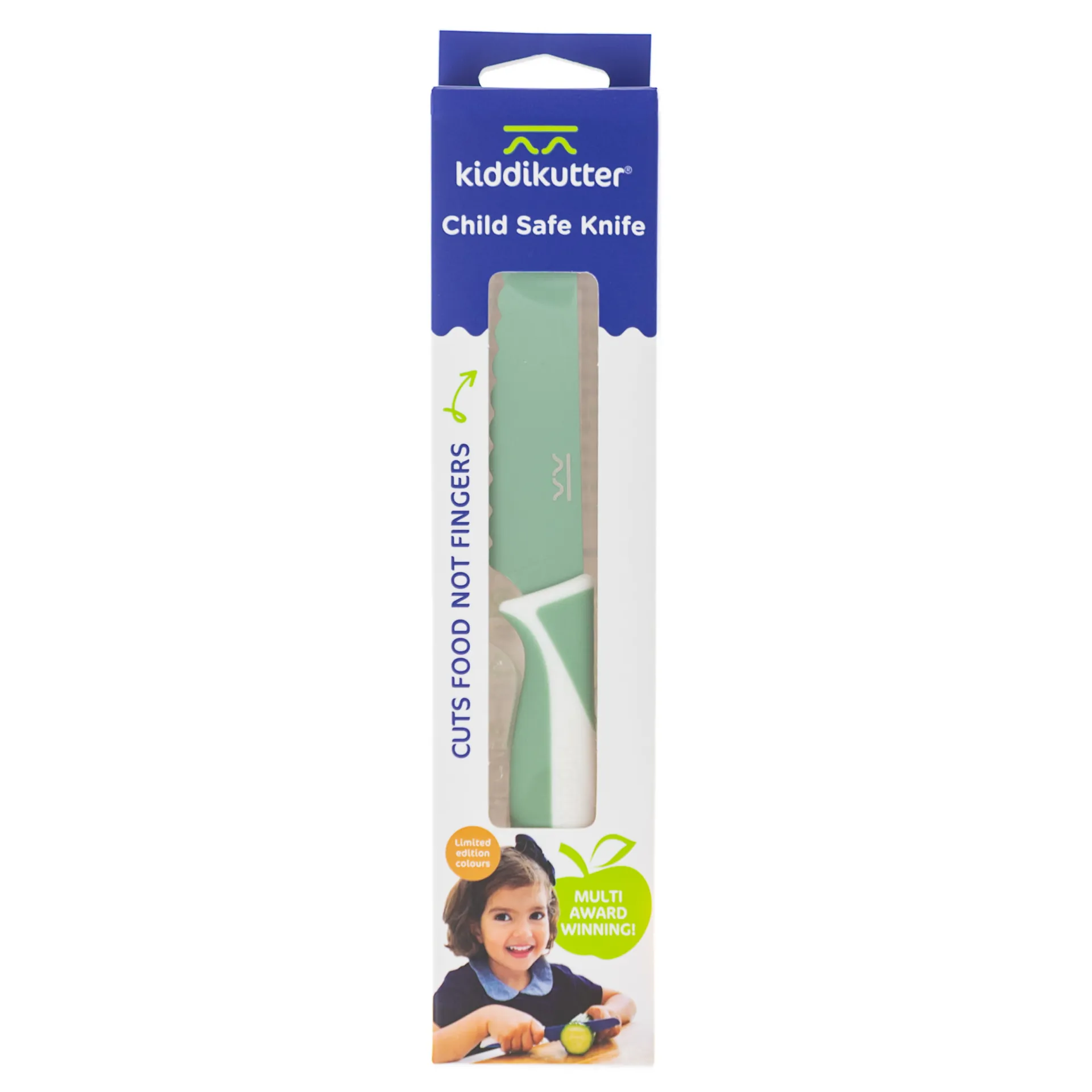 KiddiKutter Sea Green in packaging