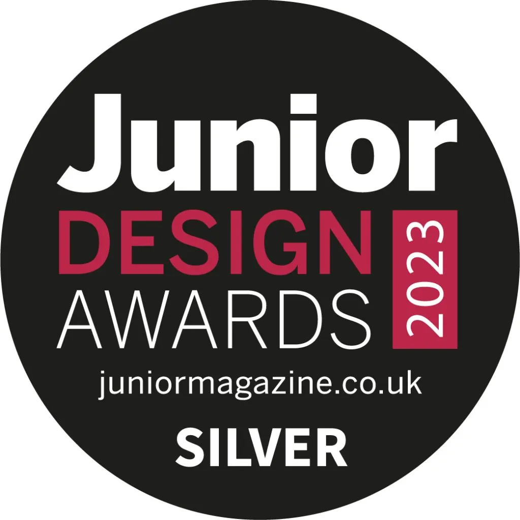 Junior Design Awards 2023 silver winner badge