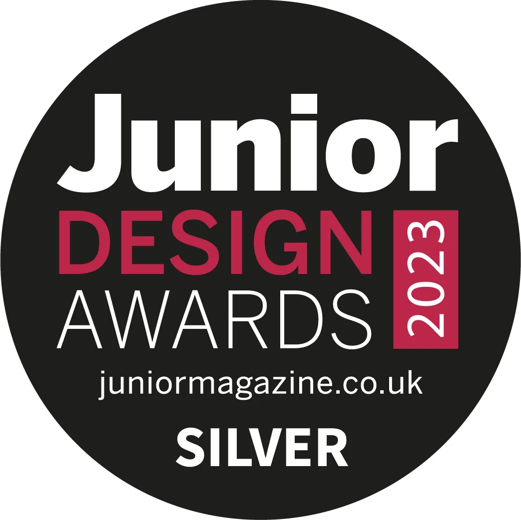 Junior Design Awards 2023 silver winner badge