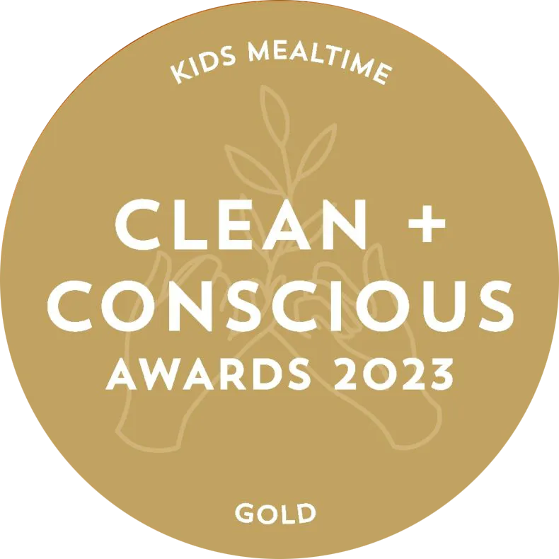 Clean + Conscious Awards 2023 gold winner badge