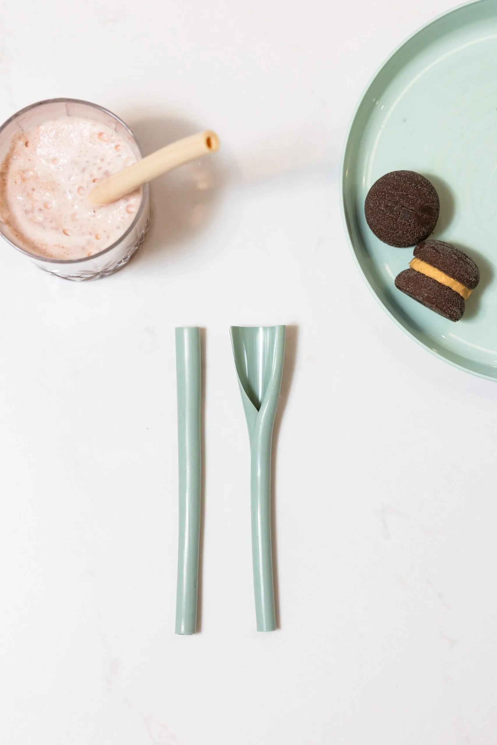 Pastel Flex & Roll silicone straws