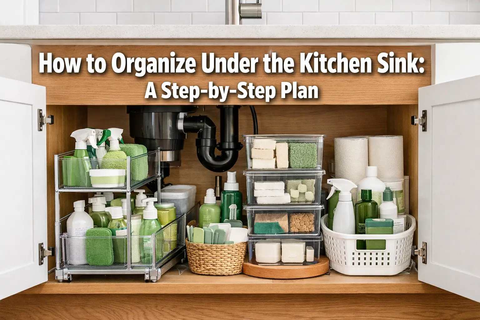 How to Organize Under the Kitchen Sink: A Step-by-Step Plan