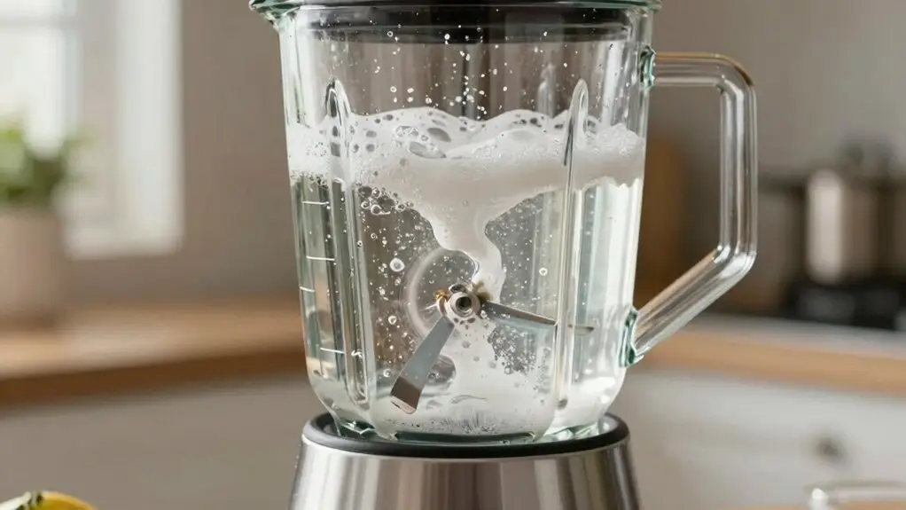 lemon baking soda blender cleaning
