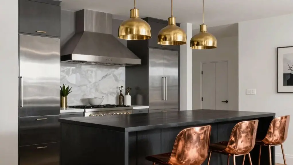 balance mixed metal finishes