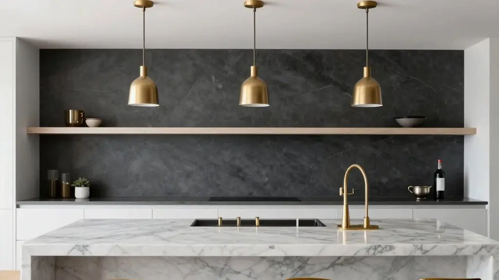 calm easy wipe backsplash ideas