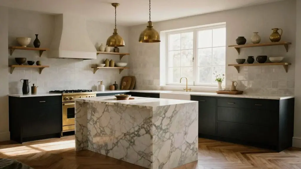 closed u shape kitchen cramped