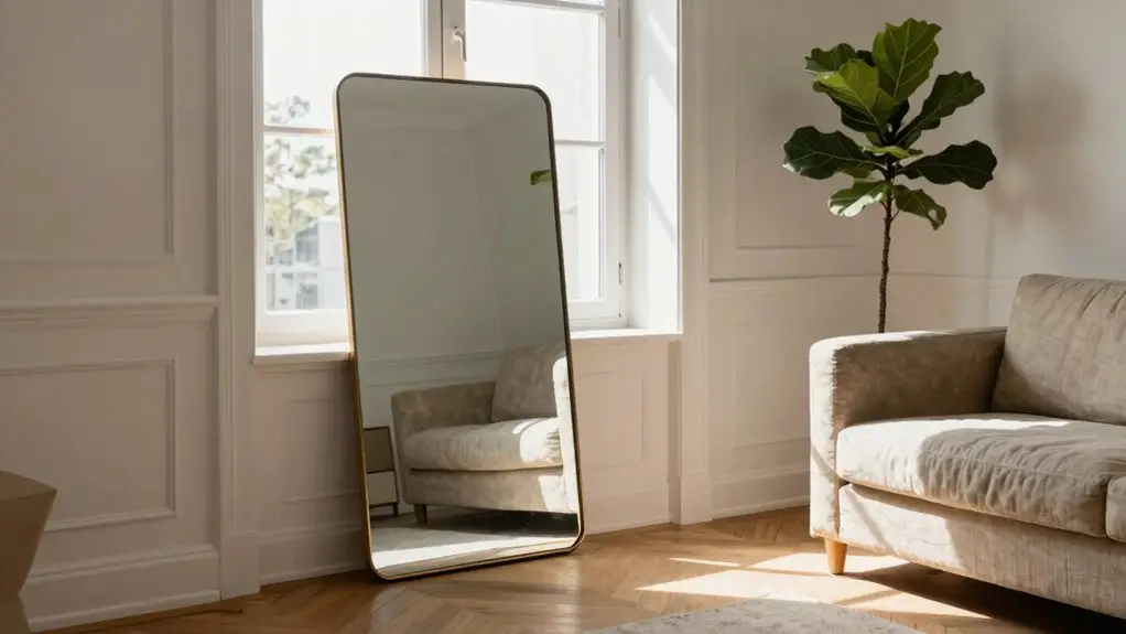 hang mirrors opposite windows