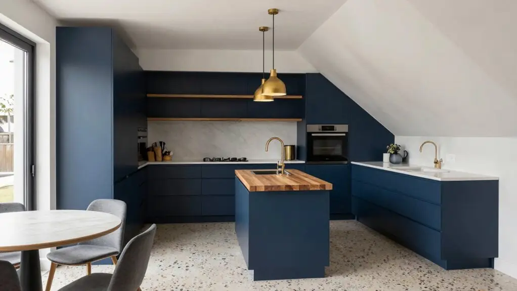 irregular kitchens combined layouts