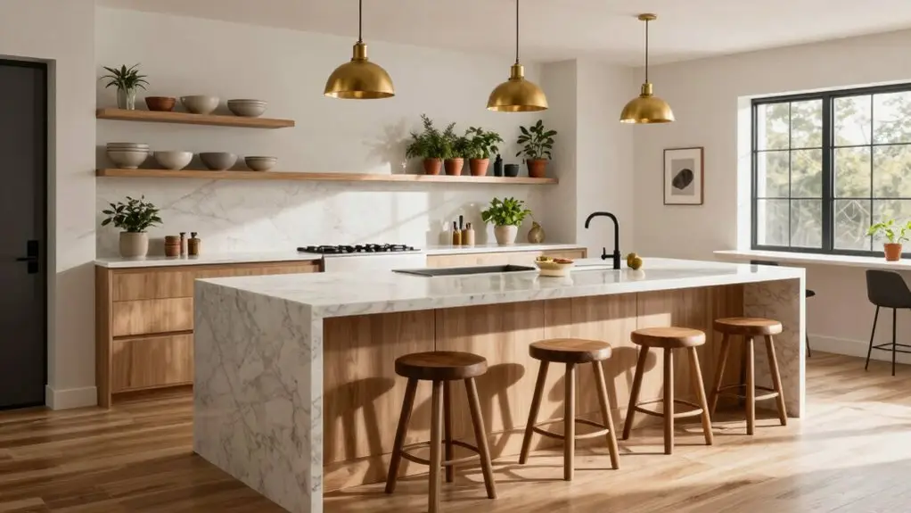 kitchen islands seating four people