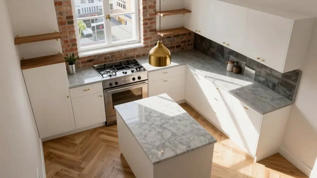 maximizing small kitchen layouts