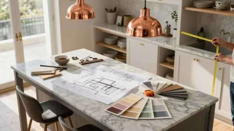 start to finish kitchen plan