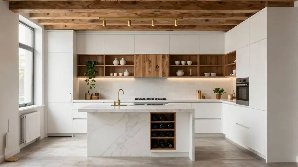 vertical storage maximizes wall space