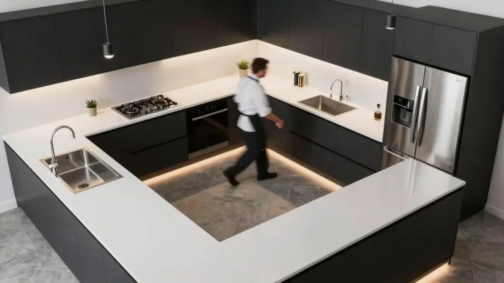 work triangle kitchen efficiency