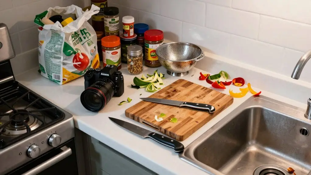 clutter free prep zone workflow
