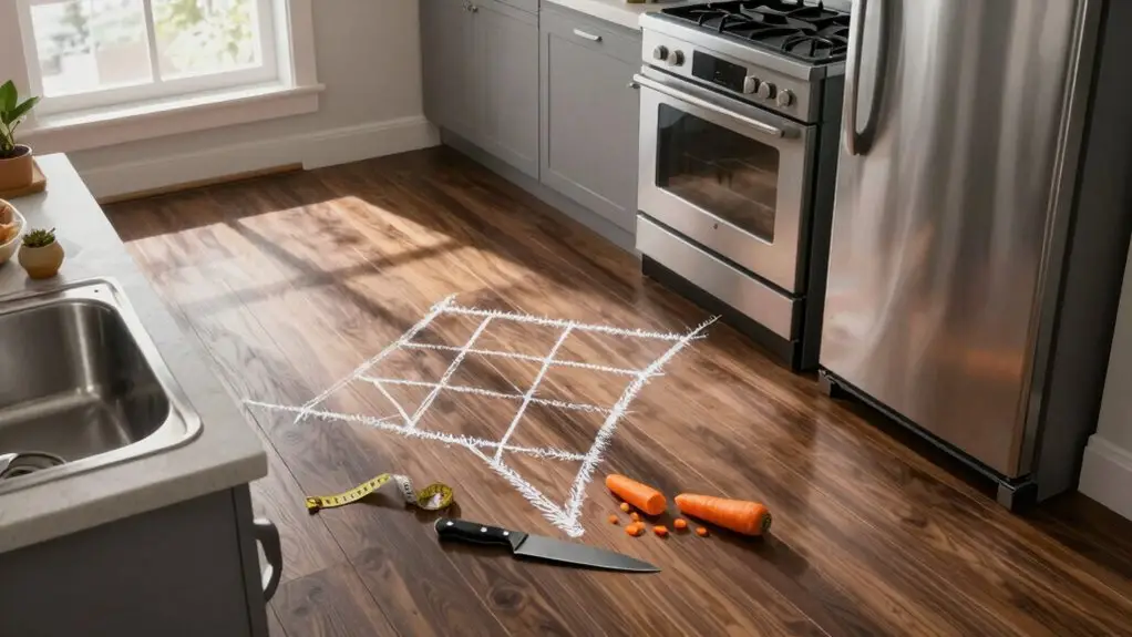 kitchen triangle timed flow check