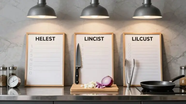 streamlined kitchen workflow checklists