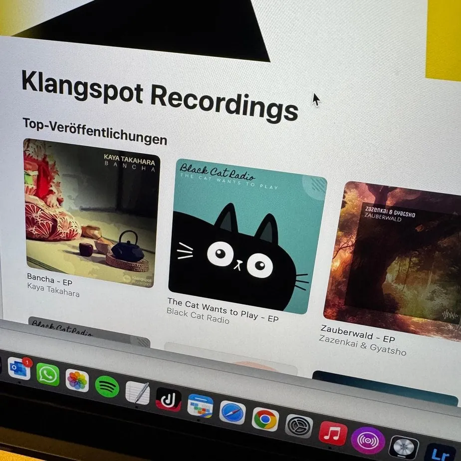 Klangspot Recordings label page on Apple Music