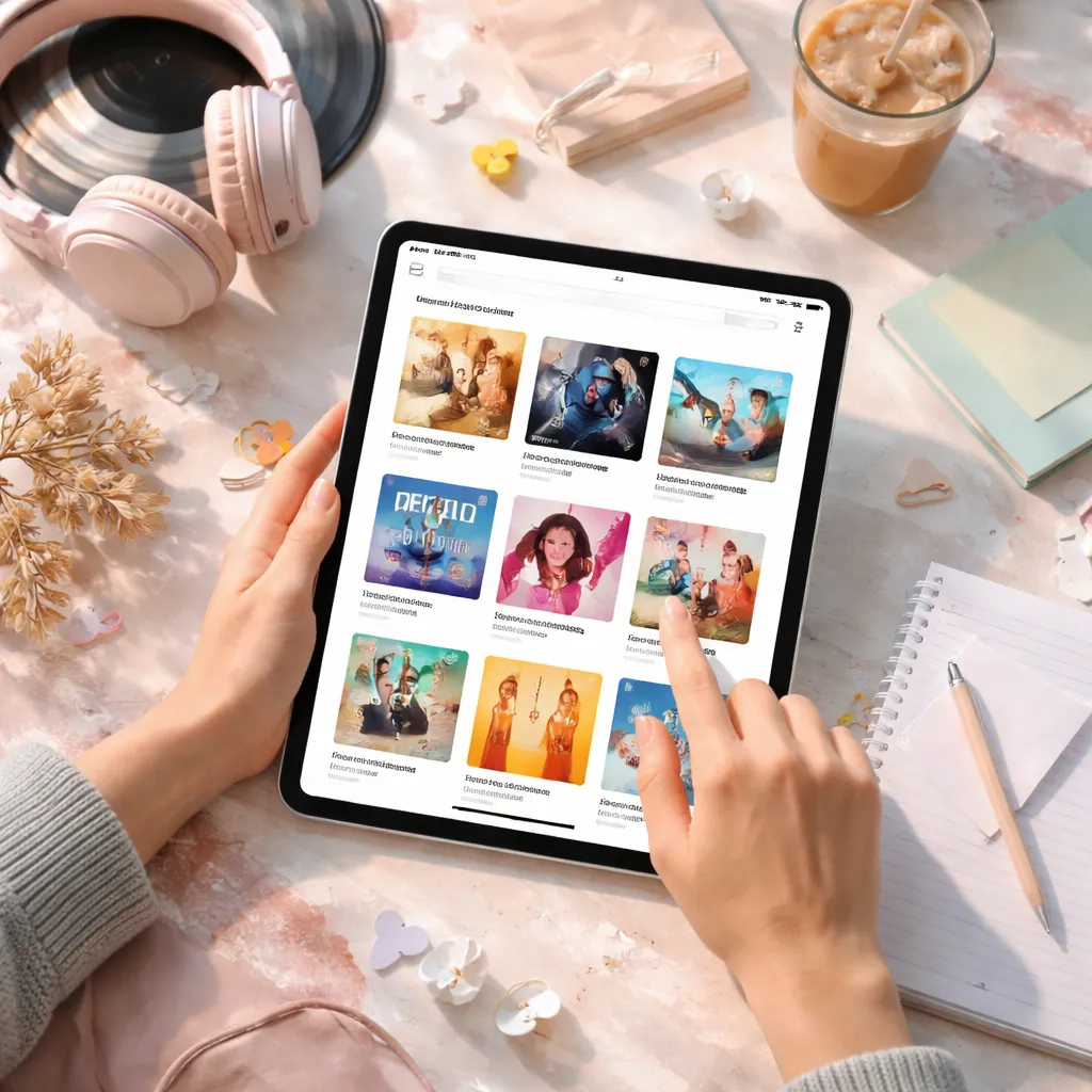 discovering curated playlists on Apple Music interface