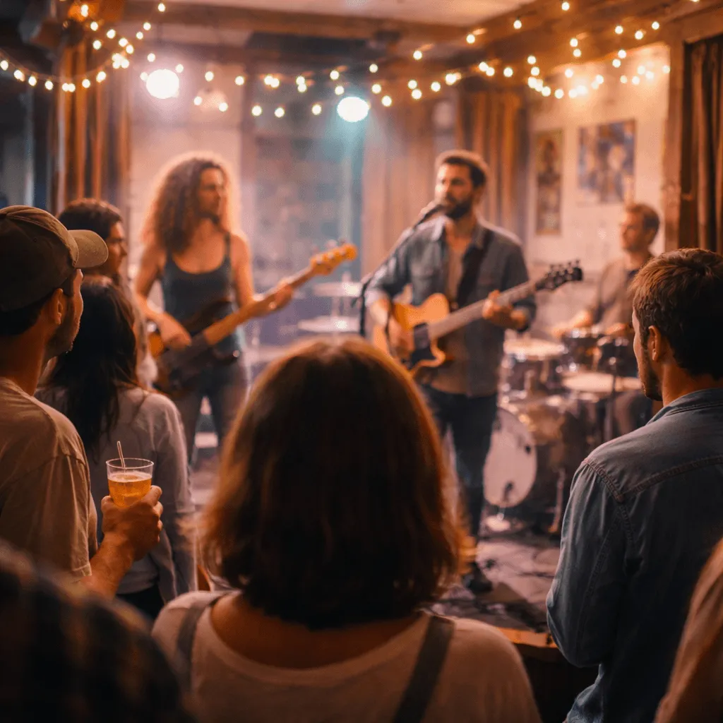 local music scene in Rutesheim with small venues and performing artists
