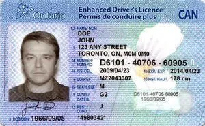 Ontario drivers licence