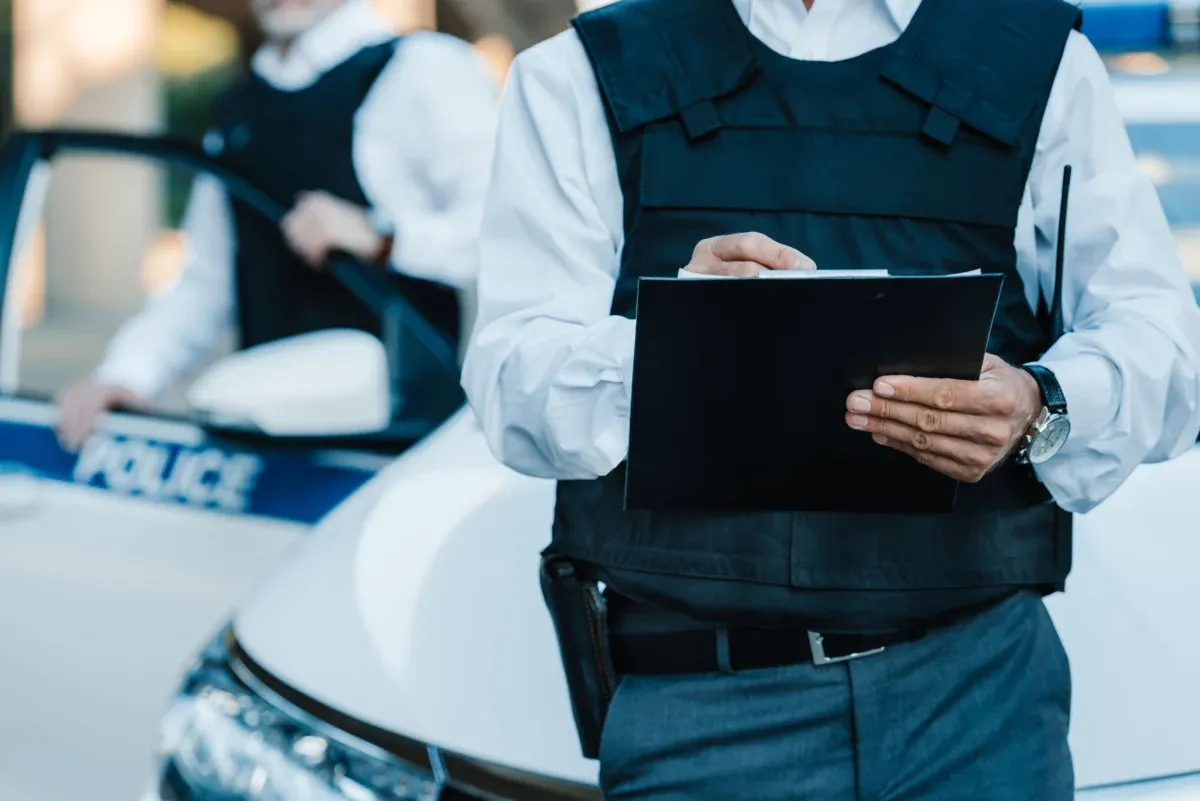 police-officer-holding-clipboard
