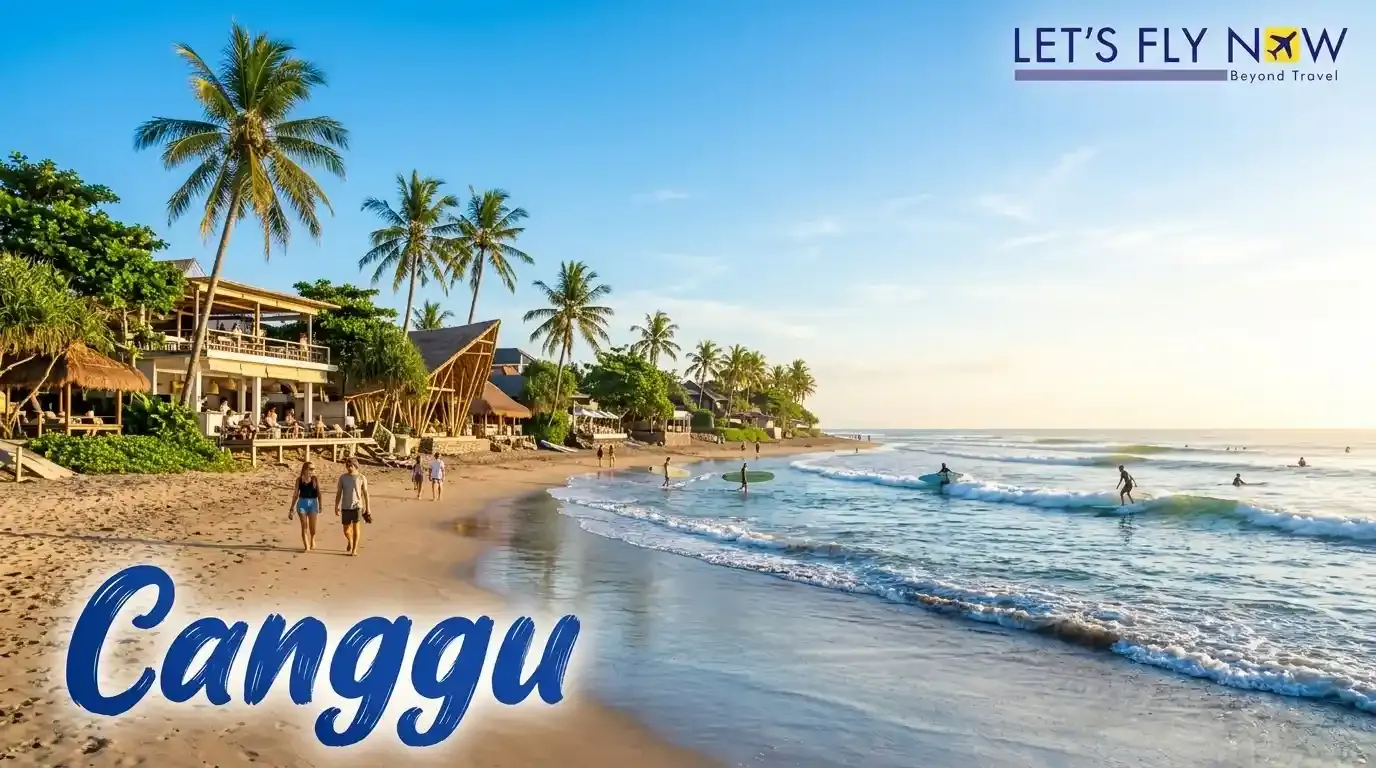 Canggu Bali beach and tropical holiday destination