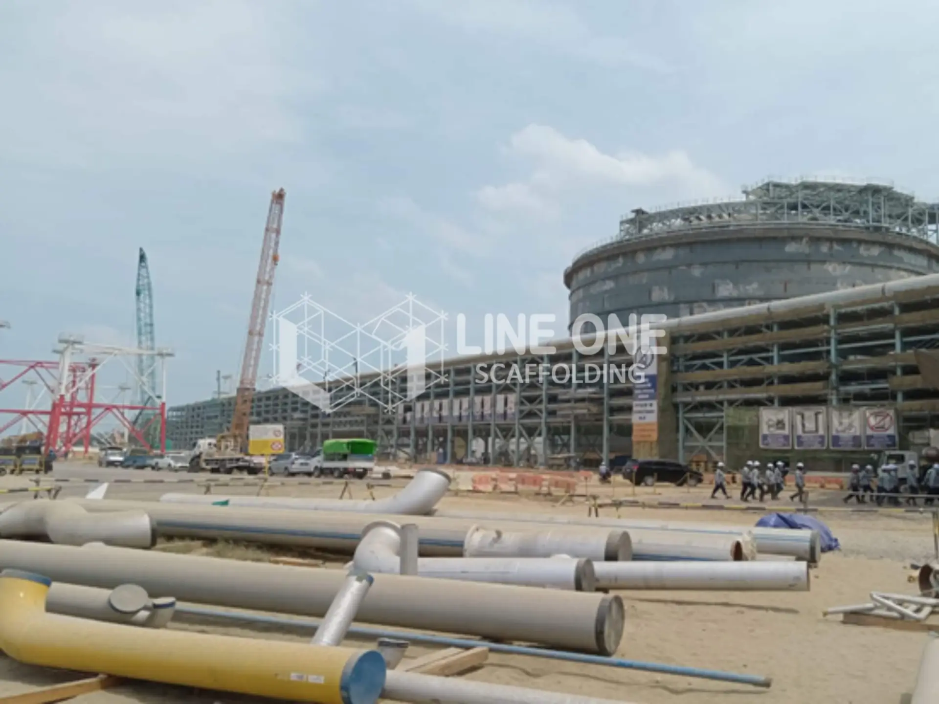 Lotte Chemical LINE Project : 257,696 m² (4,065 ton)