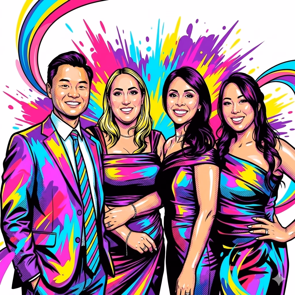 Paramount Pictures AI Photo Booth: How It Works - Lucky Frog Photo Marketing Pop Art Colorburst Portrait Ai Prompt