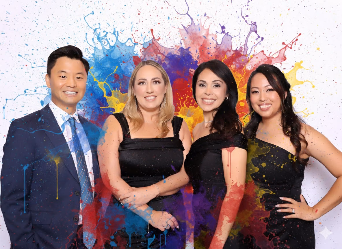 Generative AI Photo Experience Long Beach Guide - Lucky Frog Photo Marketing Vibrant Ink Splash.png