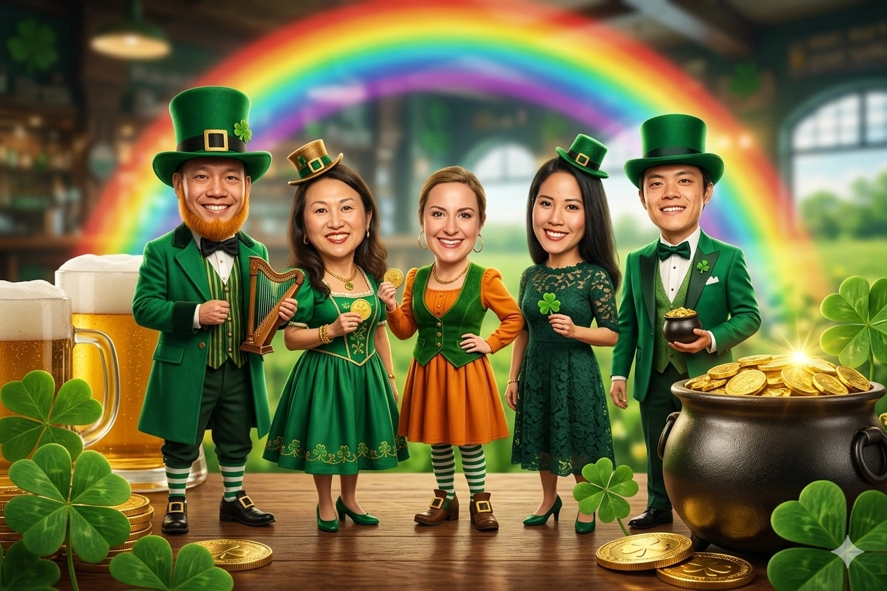 How Much Does a Photo Booth Rental Cost in Los Angeles? - Lucky Frog Photo Marketing Leprechauns.png
