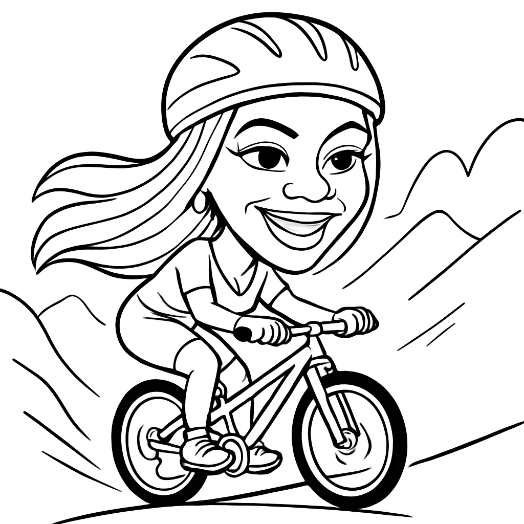DrawMatic AI Drawing Robots Rendering Live Portraits - Lucky Frog Photo Marketing Bicyclist.webp