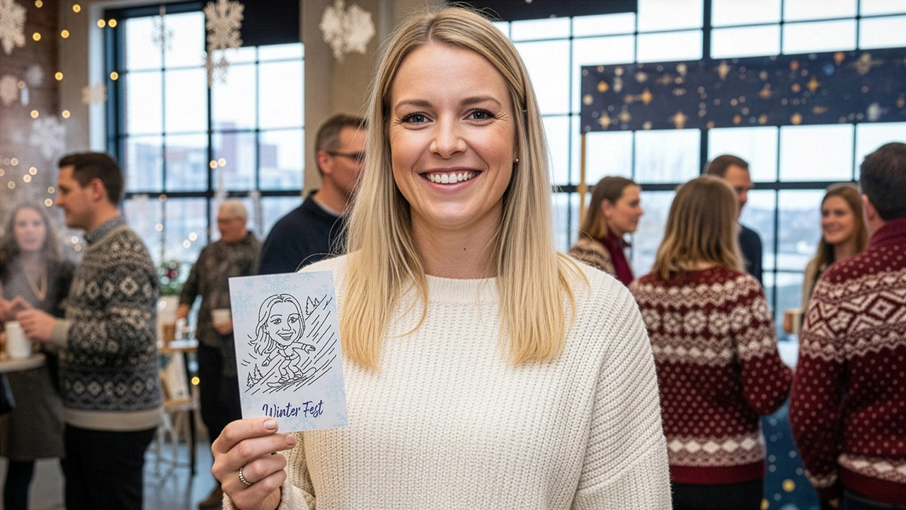DrawMatic AI Drawing Robots Rendering Live Portraits - Lucky Frog Photo Marketing snowboard.jpg
