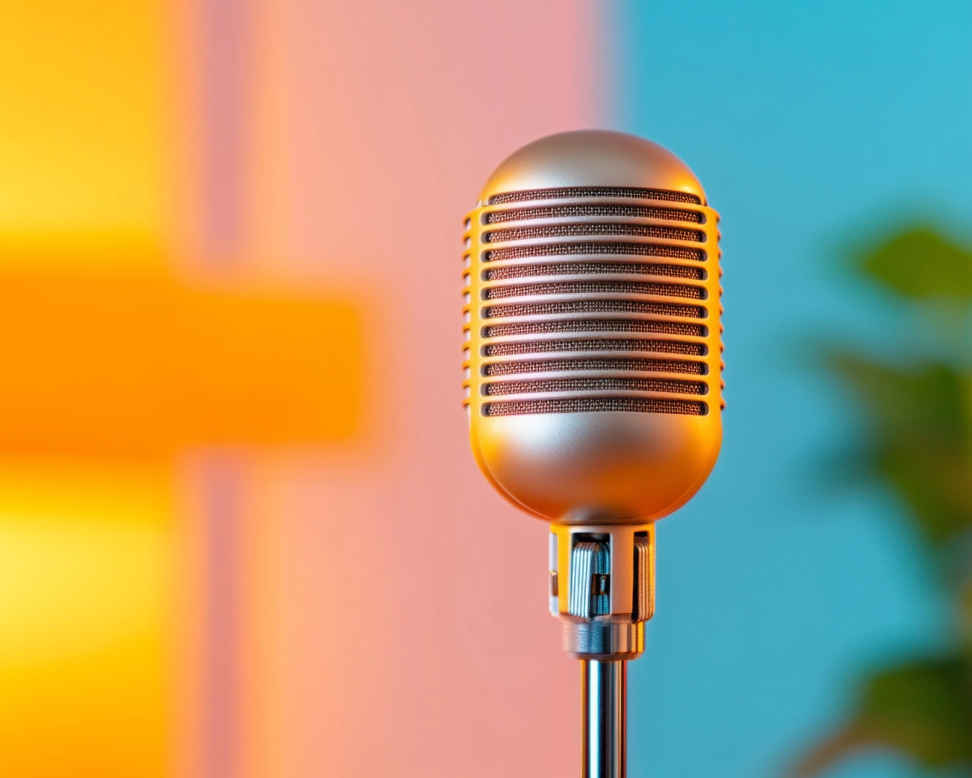 Video Confessional Booth Rental: A Practical Planning Guide - Lucky Frog Photo Marketing Retro-Chic Audio Setup Vintage Metal Microphone with Acoustic Panels in Stylish Studio - Content Creation for Modern Sound Capturing and Professional Audio Enhancement