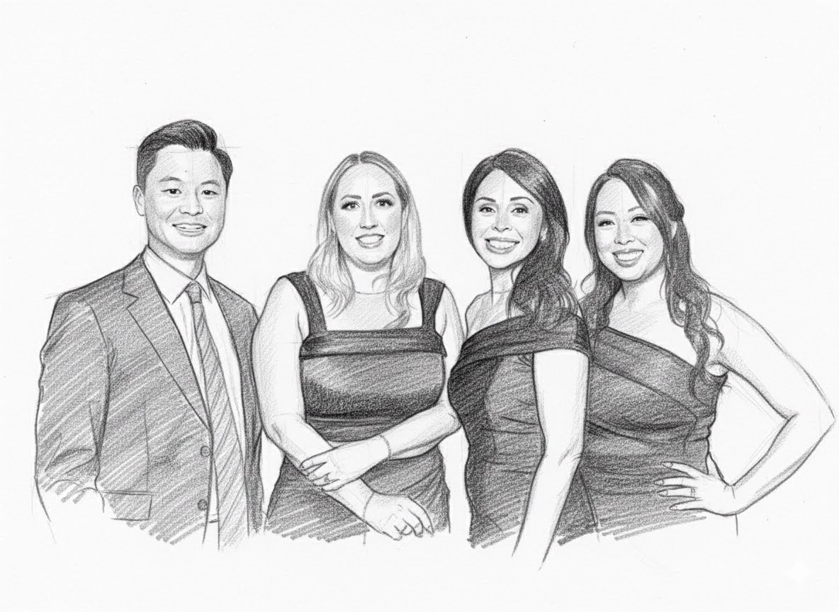 AI Photo Booth Activation in Beverly Hills for Corporate Galas - Lucky Frog Photo Marketing guests smartphone