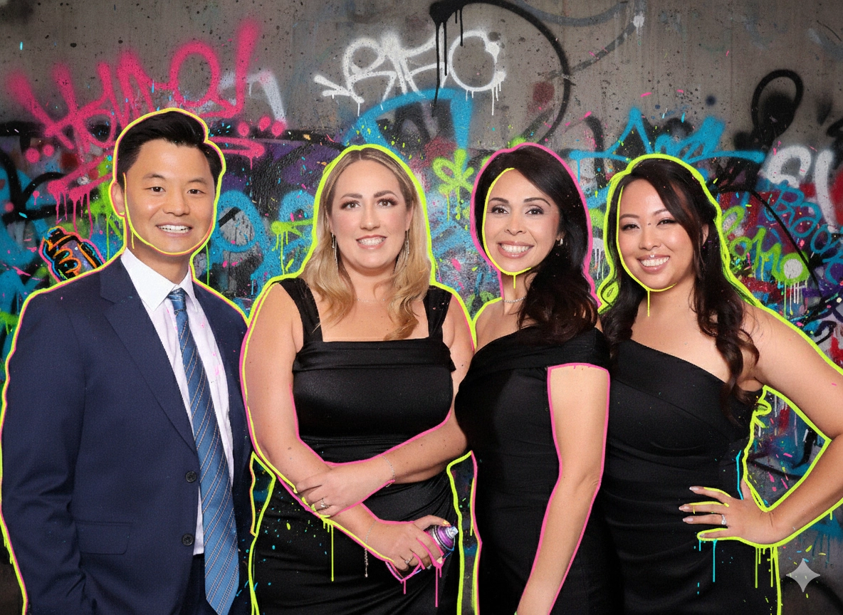 Anaheim Corporate Event AI Photo Booth Rentals for Brand Activations - Lucky Frog Photo Marketing corporate party guests