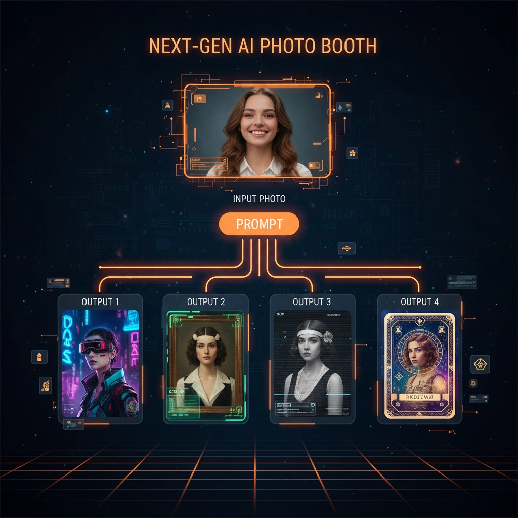 Luxury AI Photo Booth Cost in Beverly Hills for Private Events - Lucky Frog Photo Marketing luxury party guests