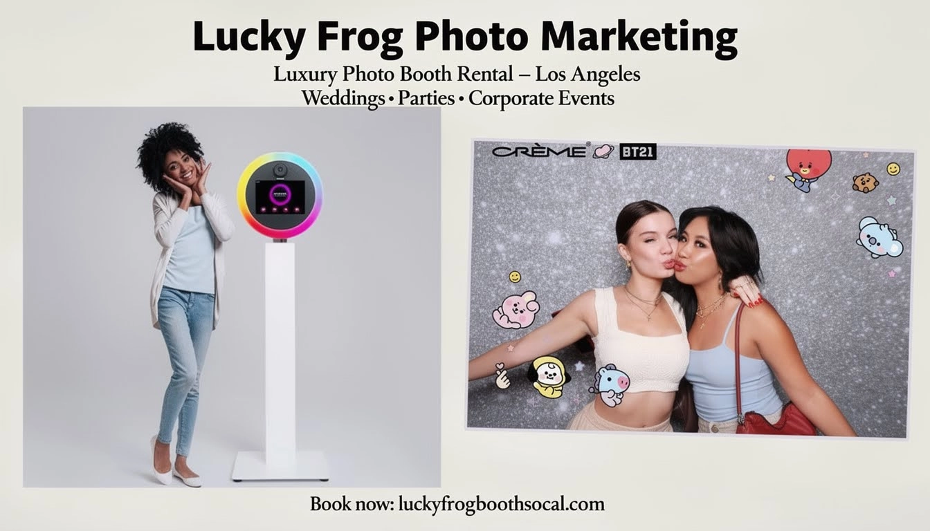 Comparing 5 AI Photo Booth Companies for a Corporate Tech Conference - Lucky Frog Photo Marketing trade show booth