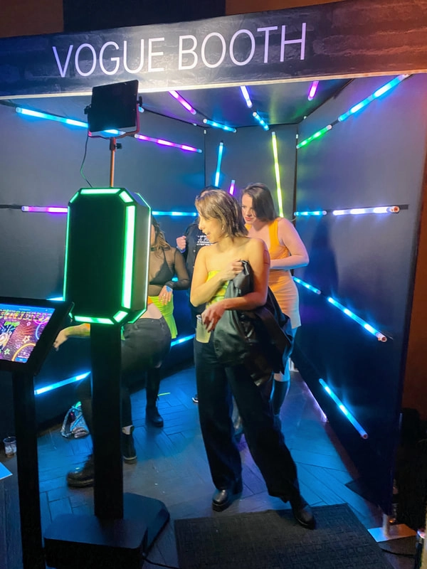 Photo Booth Activations at Rolling Greens DTLA, Arts District - Lucky Frog Photo Marketing booth