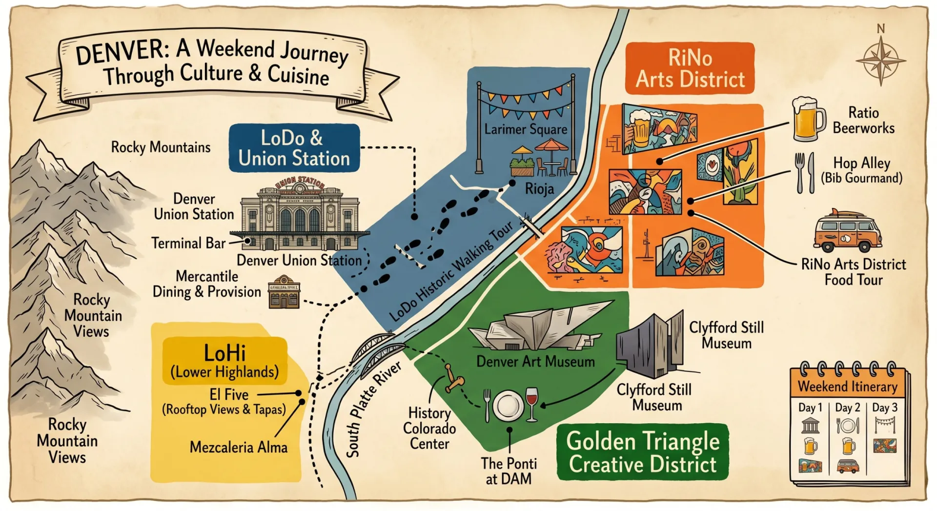 Denver food culture artisan market with local vendors