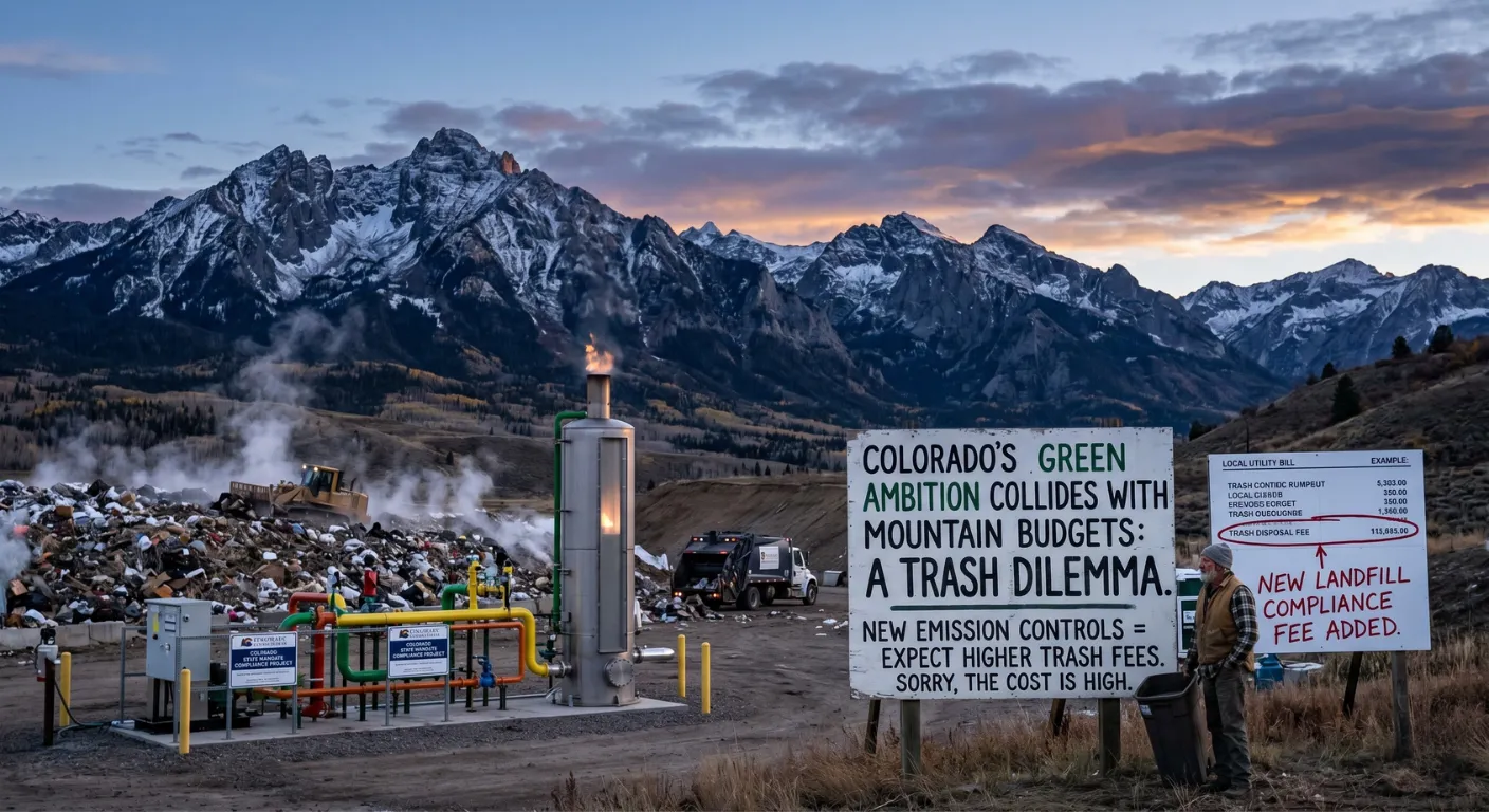 Landfill gas collection infrastructure required under Colorado methane emission control rules