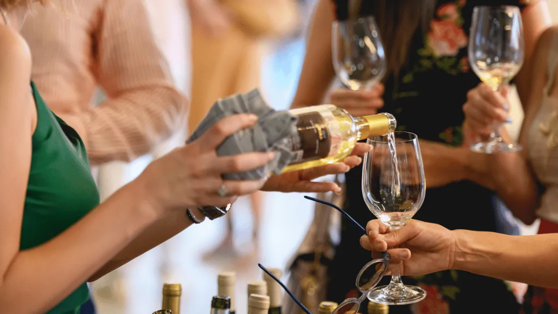 Colorado wine festivals with vineyard rows and mountain backdrop