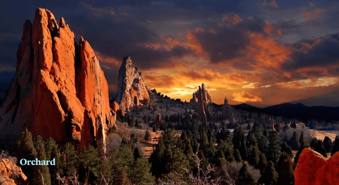 Colorado national parks mountain vista with alpine peaks