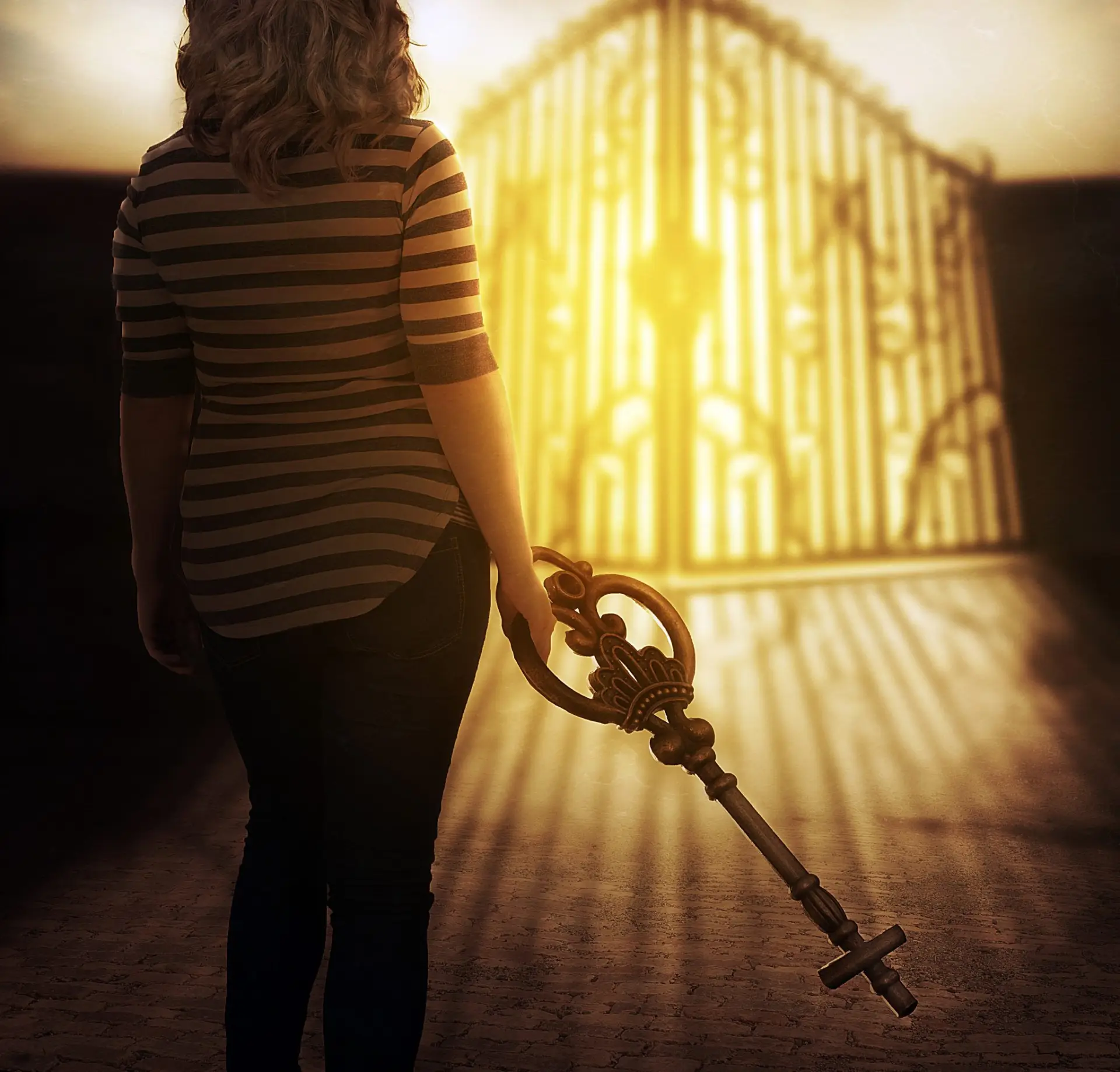 Cross shaped key